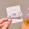 Horquilla de acrílico con clip lateral, diseño de dibujos animados, estilo flequillo, accesorios para el cabello con flores de Corea del Sur, venta al por mayor, novedad de 2023