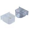 Accesorios para Jaula de Pájaros Estornino Xuan Feng Comedero para Pájaros Ranura Piel de Bromo Loro Caja Comedero para Pájaros Plástico Colgante Antiderrames Antisalpicaduras Comedero para Pájaros