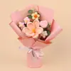 Buquê de Fios Artesanal da Amazon Transfronteiriço Tulipa Flores Tricotadas Temporada de Formatura Presente de Dia das Mães Flores Artificiais