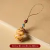 Accesorios para Llaveros de Coche de Madera de Ciprés Personalizados con los Doce Signos del Zodíaco, Piezas de Mano para Talla en Madera, Colgantes para Bolsas de Teléfono Móvil al por Mayor