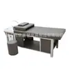 Cama de Lavado de Pelo Estilo Tailandés Taburete Modelo Nuevo Salón de Peluquería Salón de Belleza Silla para Técnico Peluquería Taburete Redondo Barbería Cama con Masaje de Vapor