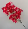 Flores de lila artificiales realistas de alta gama para paisajismo de jardines, flores de seda para exhibir en habitaciones modelo y salas de estar