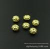 Acessórios DIY 11mm cobre fundido furo reto bola flor contas de cobre contas de lótus acessórios para material de grampo de cabelo