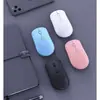 Mouse sem fio, recarregável, modo duplo Bluetooth, operação silenciosa, adequado para uso no escritório, portátil, personalizável com logotipo, disponível em estoque para atacado