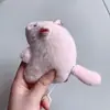 Celebridad de internet lindo capibara capibara colgante peluche juguete muñeca bolsa colgante llavero Muñeca Muñeca