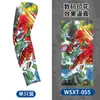 Manguitos de protección solar para tatuajes, manguitos transpirables para ciclismo al aire libre, diseño de tatuaje floral en el brazo, manguitos sin costuras, disponibles en stock