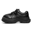 Sapatos Casuais de Couro Masculino Verão Novo Par de Sapatos de Couro Moda Versátil Par Mickey Sapatos Personalidade Sapatos Derby Masculino