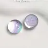 Zhen Tu Céu Estrelado Gradiente Semitransparente Glitter Meia-Pérola Resina Patch Acessórios Brincos DIY Acessórios de Cabelo Sapatos Croc Charms para Sapatos