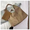 Bolsa Tote de Camurça Casual Retrô para Trabalho Grande Capacidade para Mulheres 2026 Nova Estilo Coreano Nicho Bolsa de Ombro Outono/Inverno