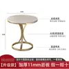 Mesa auxiliar de pizarra de lujo ligero, mesa de centro pequeña, mesa de esquina para sofá de sala de estar de mármol, mesita redonda pequeña móvil para balcón, mueble auxiliar