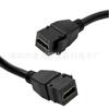 HDMI2.0 Fêmea para Fêmea 4K Linha Curta Keystone Módulo HDMI com Fivela Painel Padrão Americano Cabo Hd