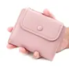 Carteira Simples Feminina Criativa Compacta Multifuncional PU Lichia Porta-Moedas Bolsa de Cartão Bolsa de Moedas Estudante