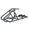 Base de Simulador de Carreras, Soporte de Control de Monitor, Asiento Integrado para Juego de Conducir, Ajustable