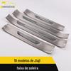 Adequado para 19 modelos de Jiaji barra de limiar barra brilhante Jiaji pára-choques tronco bem-vindo pedal trim acessórios de modificação