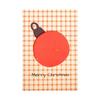 Tarjeta de Navidad hueca de estrella dorada simple transfronteriza Tarjeta pequeña plegable navideña Tarjeta de felicitación navideña venta al por mayor