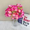 Simulación transfronteriza de jazmín, decoración para el hogar, sala de estar, flores falsas, arreglos florales para bodas, flores de mano de alta calidad, flores hechas a mano.