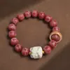 Pulsera Gradiente de Raíz de Bodhi Duobao de Hainan Natural, Pulsera Suave para Torcer el Dedo, Tallado Seis Palabras Verdaderas, Accesorios para Hombre y Mujer