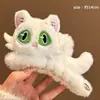 Lindo pasador de pelo de gato de peluche para mujer 2025 Nuevo estilo Lindo pasador de pelo en la parte posterior de la cabeza Pinza de tiburón de alta gama Adorno para la cabeza
