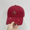 25 Novidades Primavera e Verão Boné Retrô Americano Mostra Rosto Pequeno Top Macio Boa Versão Boné de Basebol Chapéu Unissex Versátil