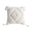 Almofada Tufted Ins Borla Capa de Almofada Feita à Mão Chenille Capa de Almofada para Sofá Sala de Estar Almofada Geométrica Capa de Almofada para Cintura