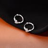 Pendientes de Aro con Forma de Corazón Dulce para Mujer, Versátiles, Modernos, Personalizables, Creativos, Clips para Orejas Aptos para el Uso Diario, Pendientes con Diseño Estilo Ins