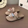Zapatos Birkenstock de Dibujos Animados Lindos de Moda para Mujer 2025 Nuevo Modelo Zapatos Birkenstock de Media Pantufla Nicho Ligeros para Exteriores Zapatillas de Media Punta Cerradas