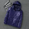 Amazon comercio exterior nueva chaqueta con capucha acolchada de algodón para hombre tendencia moda chaqueta fina acolchada de algodón abrigo venta al por mayor