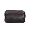Bolsa de Cintura Horizontal de Couro Masculina, Bolsa de Telefone de Negócios Portátil, Porta-Moedas para Usar no Cinto, Bolsa Transversal para Esportes ao Ar Livre Atacado