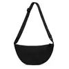 Bolsa Sencilla de Color Sólido de Nuevo Estilo para Mujer, Bolso de Hombro Cruzado Ligero de Moda Casual Tipo Dumpling para Salir, Bolso Cruzado para Mujer