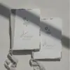 Invitaciones de boda florales blancas puras en relieve, papel de algodón en relieve, tarjetas de agradecimiento de encaje con forma especial, juego de invitación de libro de juramentos