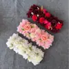 Arreglos Florales Artificiales de Rosa Cebolla para Bodas, Decoraciones con Flores de Seda, Paredes Florales de Hotel, Arreglos Florales para Pasillo, Arte Floral para Bodas