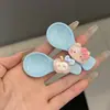 Bibimbap de Gato Dulce Estilo Ins Niña Pinza de Pato Linda Cuchara Artificial Pasador Divertido Estilo Caliente