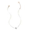 Collar con colgante de Ojo del Diablo nuevo transfronterizo europeo y americano, cadena de clavícula de ojo de moda simple ins para mujer, joyería de Medio Oriente