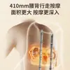Altura ajustable, terapia de luz roja y cojín de masaje con calor - un dispositivo de masaje doméstico ligero con dos ajustes de velocidad para masaje de espalda y relajación