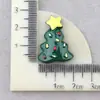 Accesorios para Funda de Teléfono Móvil de Alce Accesorios para el Cabello DIY Accesorios de Navidad Muñeco de Nieve Árbol de Navidad Pegamento de Crema DIY Accesorios para Tocados de Resina