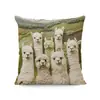 Funda de Almohada de Perro de Alpaca Más Vendida Transfronteriza, Linda Funda de Cojín Decorativa para Dormitorio de Gato, Hogar, Sofá