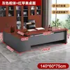 Escritorio de oficina simple moderno muebles de oficina mesa y silla combinación gerente presidente mesa individual escritorio grande mesa de jefe
