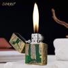 Zorro ZK-37 Encendedor de Queroseno Metálico de Montaña Alta y Agua Corriente Agitar Tono Suministro Rápido de Mano Encendedor de Cigarrillos a Prueba de Viento de Alta Calidad