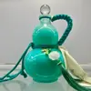 Botella de vino de vidrio con forma de calabaza creativa, botella vacía para almacenar vino, especialmente diseñada para almacenar y sellar licores, vinos de frutas y otras bebidas