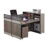 Mesa de Funcionário Estação de Trabalho Simples Mesa de Escritório para Computador e Cadeira Combinação Painel Divisório Financeiro Tela Baffle Mesa