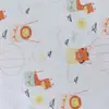 Capa para bolsa de roupas de algodão estampado, malha de algodão classe A para bebês, 300 peças, estampado, dupla face
