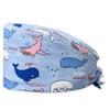 Touca de Enfermeira de Sala de Cirurgia da Amazon Feminina Algodão Estampada Fofa Médico Odontológico Prótese Dentária Touca Cirúrgica Masculina Fina e Respirável
