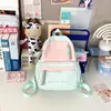 Mochila Casual de Alta Gama de Gran Capacidad Simple Estilo Japonés Color Sólido de Moda Estudiante Universitaria Femenina Pareja Bolso Escolar Masculino