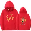 Sudadera Nueva para Hombre 2025 Colaboración Jack Sudaderas Moda Tendencia Sudadera con Capucha Top Juvenil