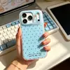 Osito Lunares Adecuado para Funda de Teléfono Oppo Huawei Apple 17 Pro Mate iPhone 17Pm Femenina Sencilla 16 Pro