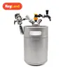 Barril de Cerveja Artesanal Barril de Aço Inoxidável Dispensador de Cerveja para Exterior Conjunto Dispensador com Torneira Portátil Kegland