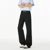 Jeans Acampanados de Seda Hielo Lyocell para Hombre, Estilo Delgado de Verano, Vibras Frescas, Pantalones Vintage Sickle, Pantalones Rectos de Tencel