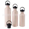 Venta Caliente Sudamericana Nuevo Estilo Americano Boca Grande Una Sola Capa Acero Inoxidable Termo Taza de Negocios Portátil Deportes al Aire Libre Taza Termo