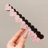 Estilo Coreano Adesivos de Franja Cartoon Doces Adesivos Fofos de Cabelo Solto Femininos Adesivos Mágicos Versáteis Laterais Acessórios de Cabelo de Alta Qualidade Headwear
