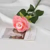 Decoração de Casamento Rosa de Veludo Exquisita 7cm Flor Simulada Adereços de Fotografia Criativo DIY Casa Enfeites de Rosa